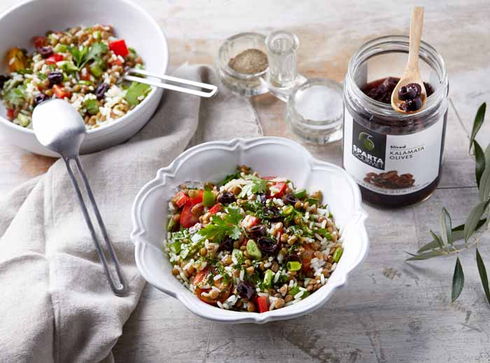 Lentils & Rice Salad - Sparta Gourmet